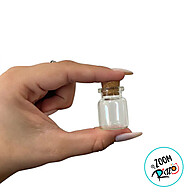 Mini Potes de Vidro com Rolha: 5ml - Kit 12 Unidades - imagem 2