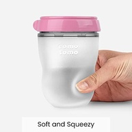 Comotomo Mamadeira Rosa 236ml - Design Natural Anticólica (2 Unidades) - imagem 5