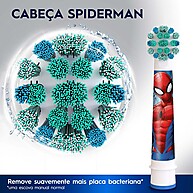 Refil Escova Elétrica Oral-B Spiderman: 2 Unidades! - imagem 2