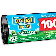 Saco de Lixo 100L Reciclado Super Forte – Kit com 20 Unidades - imagem 2