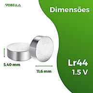 Pilhas Elgin LR41/LR44: Kit 20 Unidades - imagem 2
