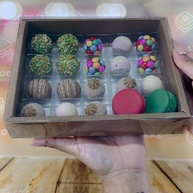 Embalagens para Doces Kraft com Visor: 5 a 25 Unidades - imagem 2