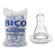 Kit Bico de Mamadeira Redondo 100% Silicone - 25 Unidades para Bebês - imagem 1