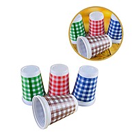 Copos Xadrez para Festa Junina 200ml - Kit com 50 a 250 Unidades - imagem 2