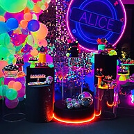 Balão Neon 5" Brilha na Luz Negra – Kit com até 250 Unidades - imagem 2
