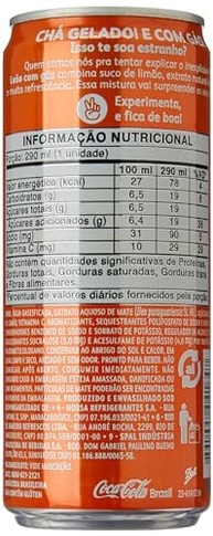 Pack de Matte Leão Limão com Gás Lata 290ml, 6 unidades - imagem 4
