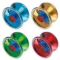 Yoyo Profissional de Metal com Rolamento e Corda Extra – Kit 3 Unidades - imagem 1
