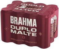Pack Cerveja Brahma Duplo Malte Lata Sleek - com 12 unidades 350ml - imagem 1