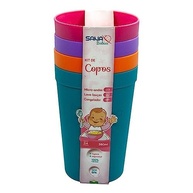 Kit Copo Infantil Grande 380ml com 4 Unidades - Coleção Menina | Sana Babies - imagem 2