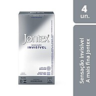 Jontex Sensação Invisível: Preservativo Ultrafino com 4 Unidades - imagem 2