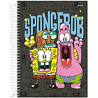 Caderno Universitário Bob Esponja: Kit 4 Unidades - imagem 2