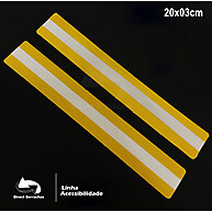 Faixas Fotoluminescentes Degraus: Kit com 5 Unidades - imagem 2