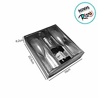 Caixa Mini Champanhe e Taça Branca – Elegância em 5 Unidades - imagem 2
