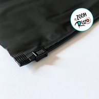 Saco Zíper Preto Fosco 15x20cm: 50 Unidades - imagem 2
