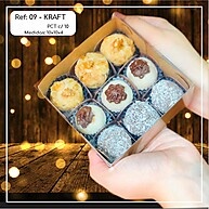 Caixa para Doces Kraft com Visor: 10 a 50 Unidades - imagem 2