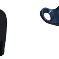 Suporte Cantoneira Cadeirinha 13x13mm Preta Zincada Branca – 50 Unidades - imagem 1