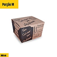Kit Embalagem p/ Porções Tamanho M - 50 Unidades - imagem 1