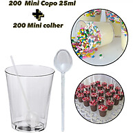 Kit Copinhos e Colheres Brigadeiro: 100 a 500 Unidades - imagem 2