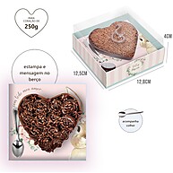 Caixa Meio Coração 250g Coelha Bella – 6 Unidades - imagem 2