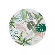 Prato Sobremesa Herbal Strip Alleanza - 6 Unidades | Cerâmica Premium com Decoração Digital - imagem 3