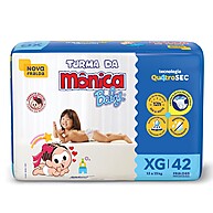 Fraldas Turma da Mônica Baby Mega XG: Kit com 84 Unidades - imagem 2