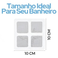 Kit Tela Adesiva para Ralo 10 ou 50 Unidades – Protetor Anti-Inseto para Banheiro e Pia Premium MyBrins - imagem 3