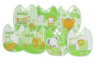 Babador Semaninha Felpudo e Impermeável Papi Textil 20x19cm - 7 Unidades Confortáveis para Bebês - imagem 4