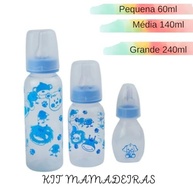 Kit Mamadeira 3 Unidades Azul - Segurança e Conforto para Bebês - imagem 4