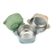 PandaEar Tigelas de Sucção Aço Inox 3 Unidades - Antiderrapantes e Sem Bagunça para Bebês - imagem 1