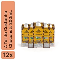 A Tal Da Castanha Bebida Vegetal Castanha de Caju e Cacau Choconuts 200mL, contém 12 unidades - imagem 4