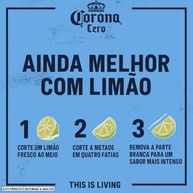 Cerveja sem álcool Corona Cero Sunbrew Lata 350ml - Pack com 8 unidades - imagem 4