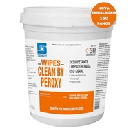 Spartan Wipes Clean by Peroxy - Pano Umedecido Desinfetante Multiuso 150 Unidades - imagem 4
