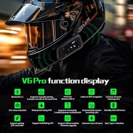 Intercomunicador EJEAS V6 Pro Bluetooth 1200m - Comunicação Cristalina para Motociclistas (2 Unidades) - imagem 3