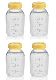 Frasco para Armazenamento de Leite Materno Medela 150ml com Tampa - 4 Unidades - imagem 1