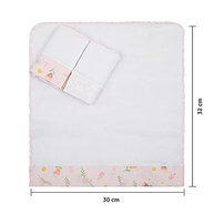 Paninho de Boca Papi Compose 34x32cm - 3 Unidades com Estampa e Bordado para Bebê - imagem 5
