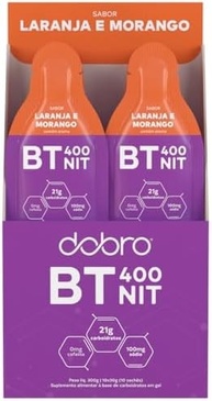 BT Nitrato Gel sabor Laranja e Morango | Dobro | 10 unidades de 30g - imagem 3