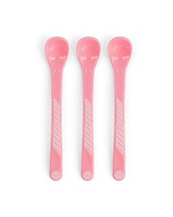 Colher Soft Twistshake Rosa Pastel 4+ meses - 3 Unidades | Aprendizado Divertido e Seguro - imagem 3
