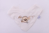 Babador Bandana Infantil com Estampas Divertidas - 2 Unidades (Passarinho e Girafa) - imagem 3