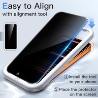 JETech Película Privacidade iPhone 17 Pro Max 6.9" - Anti-Espião 2 Unidades - imagem 5