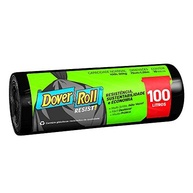 Dover-Roll Saco para Lixo 100L Resistente - Rolo com 10 Unidades Pretas - imagem 2