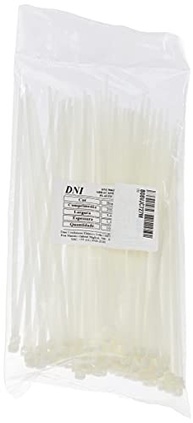 Abraçadeira Plástica DNI 200mm Branco (100 Unidades) - Organização Automotiva e Residencial - imagem 3