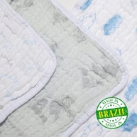 Paninho de Boca Soft Bamboo Mami com Prendedor de Chupeta - 3 Unidades | Proteja e Conforte seu Bebê - imagem 4