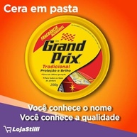 Grand Prix Cera em Pasta Tradicional 200g (2 Unidades): Brilho Intenso e Proteção UV para seu Carro - imagem 3