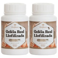Kit 2 Geleia Real Liofilizada 500mg Uniflora 60 Cápsulas - imagem 2