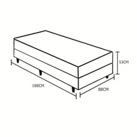 Cama Box Conjugado Ortopédico Union Solteiro - Modelo Drems | Design Elegante e Conforto Premium - imagem 2