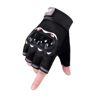 Luva Meio Dedo Moto/Bike: Proteção, Conforto e Grip Antiderrapante - Unissex IMAGEMTECH - imagem 4