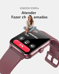 Smartwatch 1.85" Tela HD: Chamadas Bluetooth, 100+ Esportes, Assistente IA | Unissex c/ 2 Pulseiras - imagem 4
