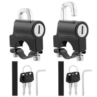 2 Travas de Capacete Universais para Moto e Bicicleta - Segurança Antirroubo para Guidão 22-24mm - imagem 4