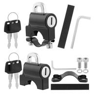 2 Travas de Capacete Universais para Moto e Bicicleta - Segurança Antirroubo para Guidão 22-24mm - imagem 5