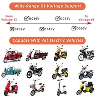 Luzes de Seta LED Universais para Motos Elétricas 36V-60V - Segurança e Estilo - imagem 4